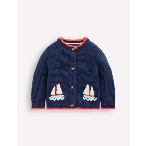 Novelty logo Cardigan-Starboard Blue Boats