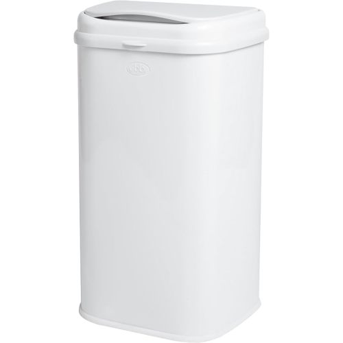 Ubbi Stainless Steel Venti Diaper Pail, No Special Bag, Odor-Locking, White