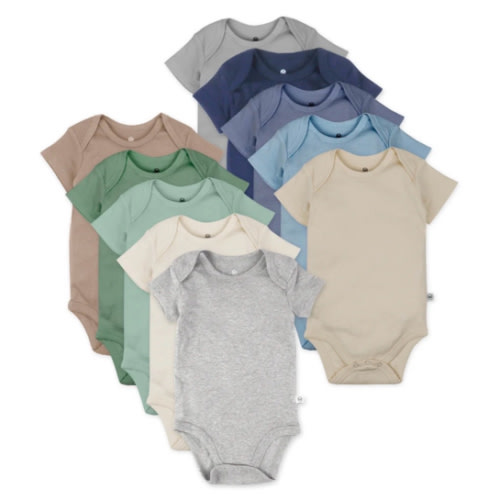 10-Pack Organic Cotton Short Sleeve Bodysuits | Honest Baby Clothing