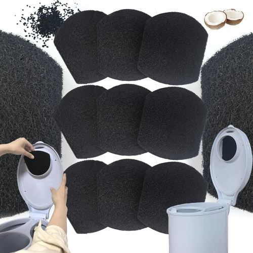 10 Pack Baby Diaper Pail Deodorizer Refills Compatible with Ubbi Diaper Pail, Activated Charcoal Deodorizer Filters, Odor Eliminating, Precise fit, Keep Nursery Fresh