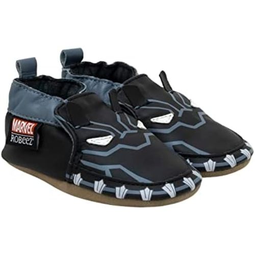 Robeez Baby Boys and Unisex Soft Soles Slip-Resistant Crib Shoes Slippers for Infant and Toddler, 0-24 Months