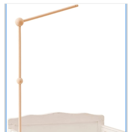 Baby Crib Mobile Arm,HBM Wooden Mobile Arm for Crib Mobile Hanger for Crib Baby Girl Nursery Decor
