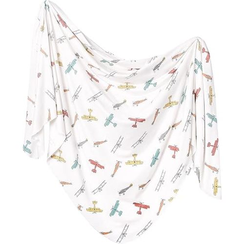 Copper Pearl Large Premium Knit Baby Swaddle Receiving Blanket Ace