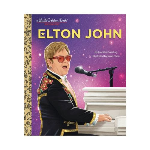 Elton John: A Little Golden Book Biography - by Jennifer Dussling (Hardcover)