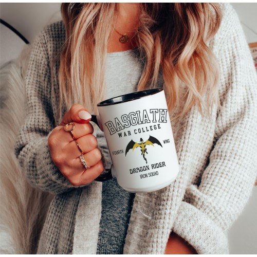 Basgiath War College Fourth Wing, Bookish Gift, Fourth Wing, Fourth Wing Mug, Fourth Wing Merch, Fantasy Reader Mug, Smut Readers Mug