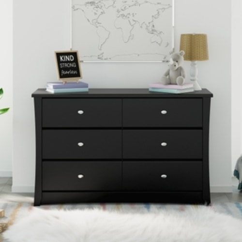 Storkcraft Crescent 6 Drawer Double Dresser
