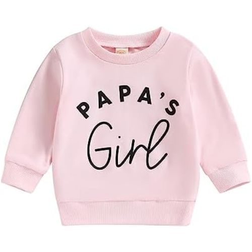 Toddler Baby Girl Boy Sweatshirt Clothes Embroidery Long Sleeve Birthday Sweatshirt Infant Spring Pullover