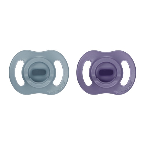 Tommee Tippee Ultra-light StayPut Pacifier, 18-36m, One-Piece Silicone Design, 2 Pack