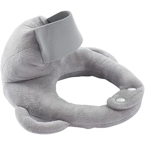 Baby Bottle Holder, Bottle Holder Feeding Pillow, Baby Independent Feeding Support for Newborn Infants Toddlers, Grey (No Bottle)