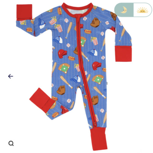 Blue All Stars Zippy - Little Sleepies