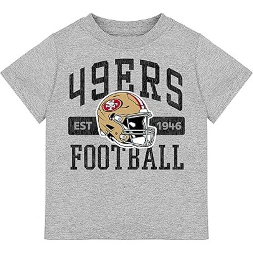 Gerber Unisex Baby NFL Short Sleeve Team Fan Tee Shirt
