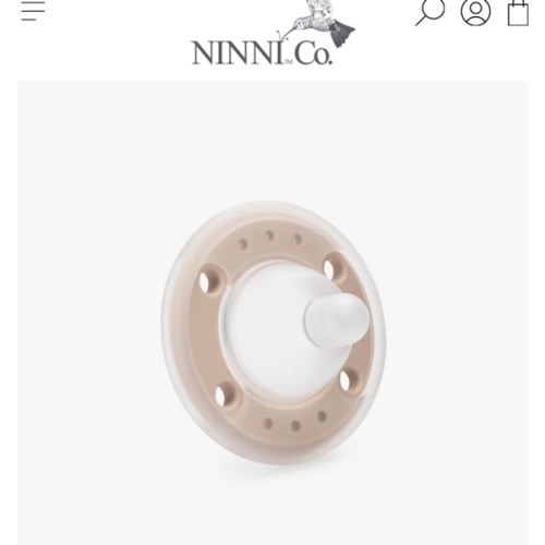 Ninni Pacifier Oatmeal 2 Pack