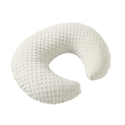 Pillowcase for Nursing Pillow and Positioner for Breastfeeding and Bottle Feeding, Propping Baby, Tummy Time, Baby Sitting Support, Awake-Time Support, Pillow Cover Only (Beige)