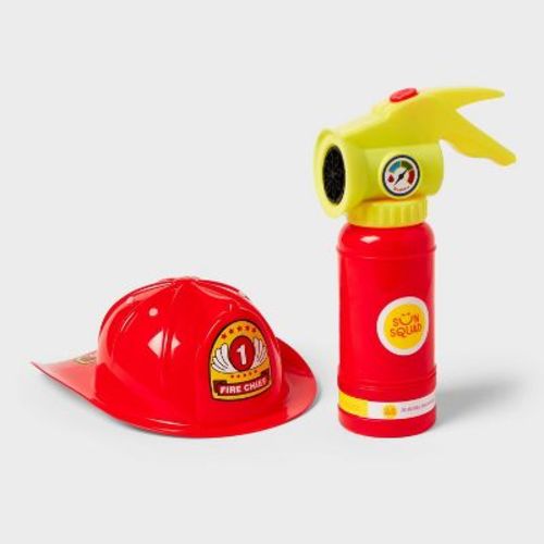 Fire Extinguisher Bubble Maker with Hat - Sun Squad™