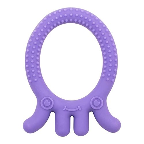 Dr. Brown's Flexees Friends Silicone Teether, Purple Octopus - Octopus, Purple - 1 Pack