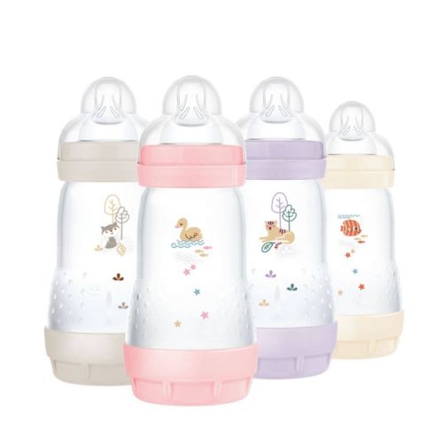 Mam Easy Start Anti-colic Baby Bottle - Pink - 9oz/4pk