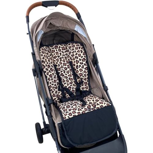 Baby Stroller Cushion (Leopard Print)