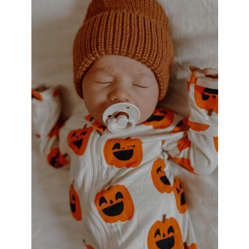 2-Way Zip Footie, Jack-O-Lantern