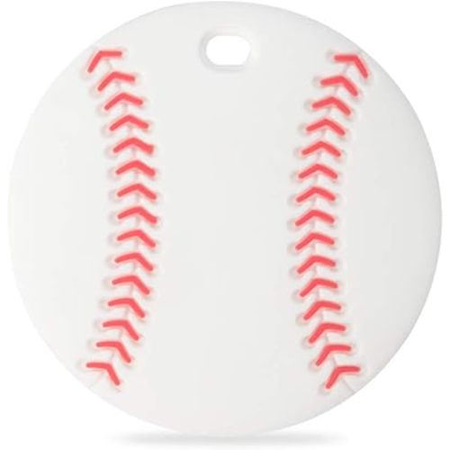 Sports Ball Series Baby Teething Toys,Food Grade Silicone Chew Teether for 3 Months+ Infant Boy and Girl,Toddler Sensory Chewing Teether,BPA Free (Baseball)
