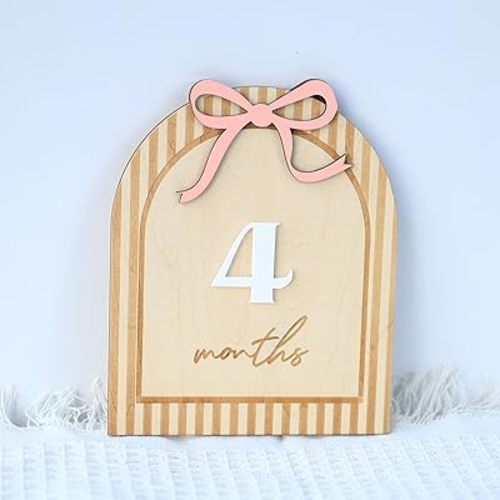 Milestone Marker Baby Girl Monthly Milestone Butterfly Name Sign for Hospital Girl Milestone Card Baby Shower Months Baby Milestone Sign (BABY4)