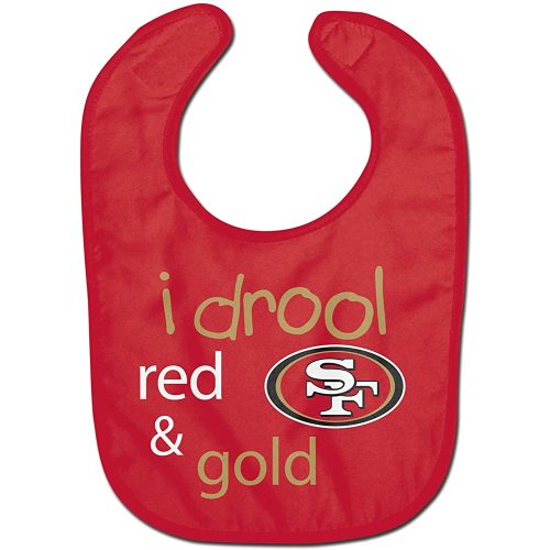 WinCraft NFL San Francisco 49ers WCRA1963624 All Pro Baby Bib