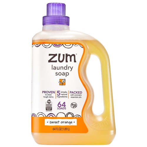 Zum Clean Laundry Soap | Sweet Orange | 64 Oz.