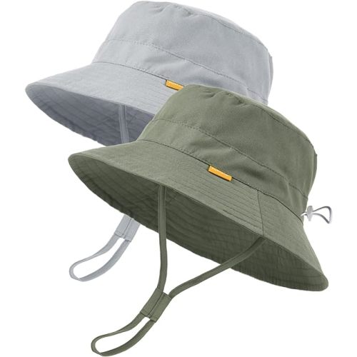 FURTALK Baby Sun Hat Toddler Boys Girls Bucket Hat for Kids 0-5 Years UPF 50+ Sun Protective Child Summer Beach Hats