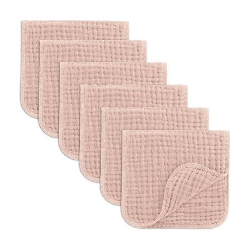 Muslin Burp Cloths (6 Pack)