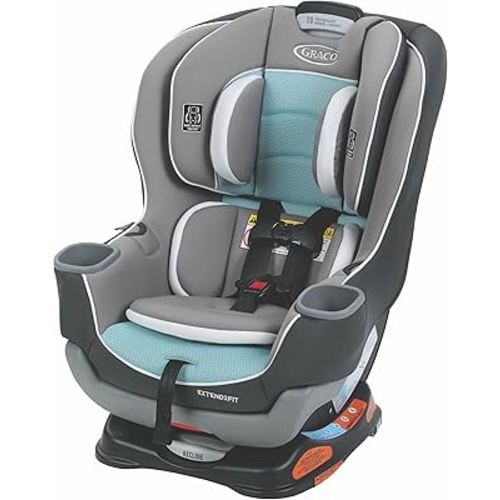 Graco Extend2Fit Convertible Car Seat, Spire, Safe and Comfortable Ride Designed for Growing Children