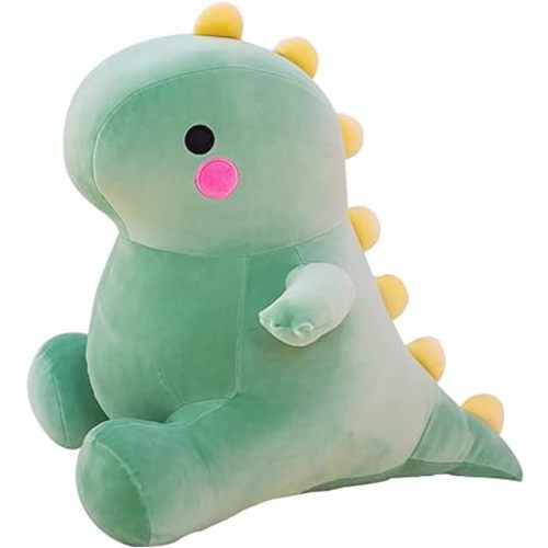Cute Fat Dinosaur Plush Toys, Soft Stuffed Animals Toys Dolls, Dino Plushies, Cute Birthday Gifts for Kids Girls Boys (Green,8in)