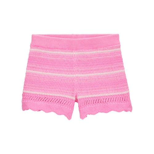 Baby Striped Crotchet Knit Shorts - Pink - OshKosh | Carter's