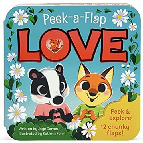 Peek-a-Flap Love (Children's Lift-a-Flap Board Book Gift for Little Valentines, Mother's & Father's Day, Birthdays, and More; Ages 1-5) (Peek-A-Flap Interactive Children's Board Book)