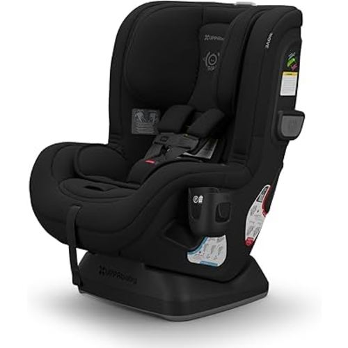 UPPAbaby Rove Convertible Car Seat - 2-in-1 Rear + Forward Facing - Quick + Secure 3-Step Install - Intuitive Safety Technology + Comfort Features - Cup Holder Included - Jake (Black Mélange)