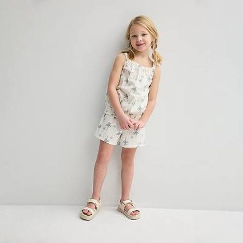 Girls 4-8 Carter's Palm Tree Floral Tank Top and Short 2-Piece Set