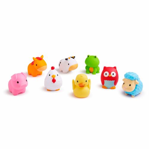 Munchkin Squirtin Bath Toy, Barnyard Friends