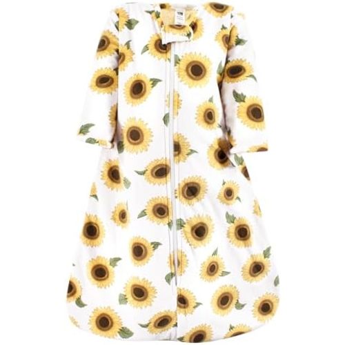 Hudson Baby Unisex Baby Long Sleeve Plush Faux Fur Sleeping Bag, Wearable Blanket