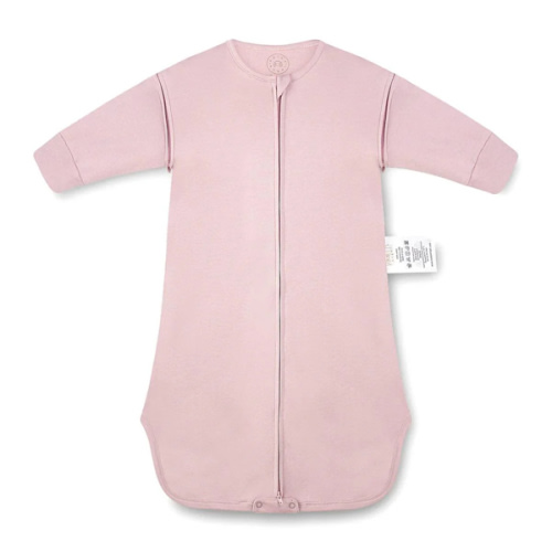 Front Opening Long Sleeve Sleep Sack 0.5 TOG - Cameo Pink