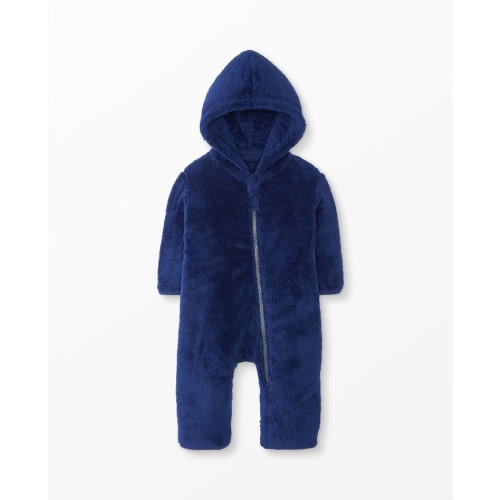Baby Zip One Piece In Marshmallow | Hanna Andersson