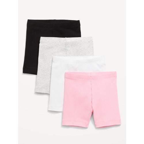 4-Pack Jersey-Knit Biker Shorts for Toddler Girls | Old Navy
