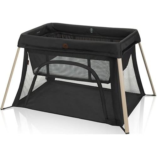 Maxi-Cosi Calao Light 3-in-1 Travel Crib, Playard & Bassinet with Carry Bag – Memory Foam Mattress, Portable, Lightweight, Ultra-Compact & Overnight Sleep Certified - Beyond Graphite