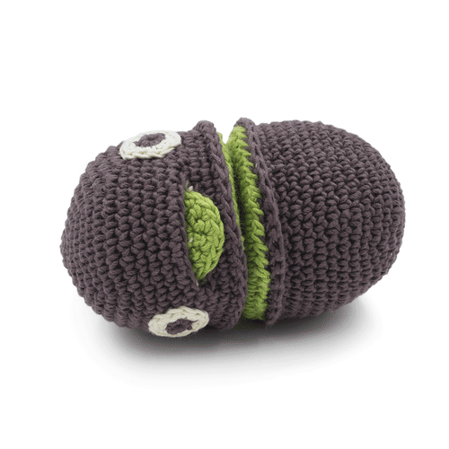 Kiwi Soothing Toy 100% organic cotton