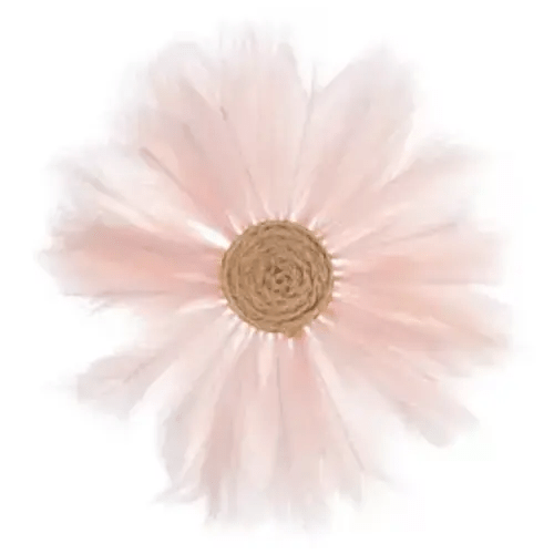 Pink Pampas Grass Flower Wall Decor