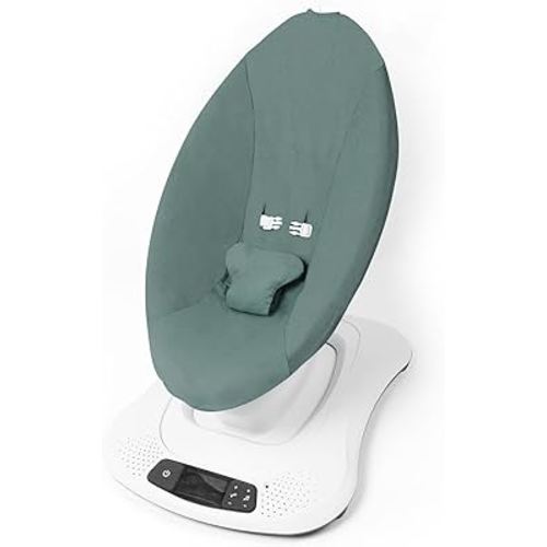 Swing Cover Compatible with 4moms MamaRoo and Rockaroo Old Model Before 2022, Soft Corduroy Fabric, Machine Washable Jade (Only a Cover)