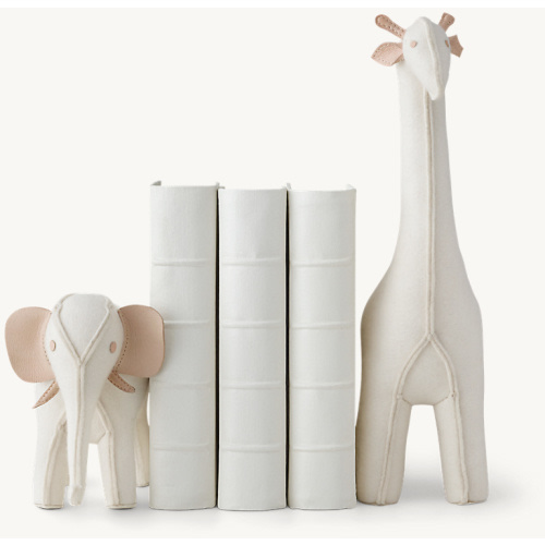 Wool Felt Animal Bookend - Ivory | RH Baby & Child