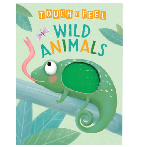 Wild Animals: A Touch and Feel Book - Children's Board Book - Educational