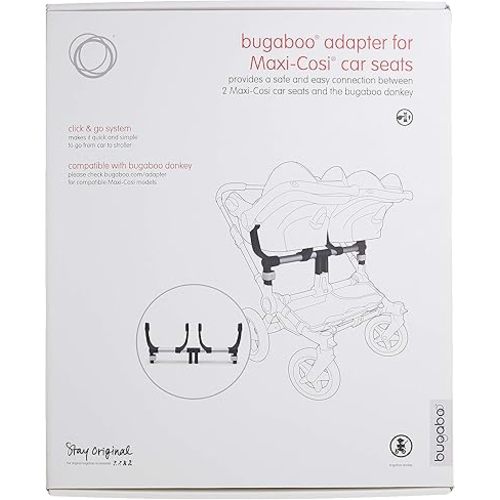 Bugaboo Donkey Twin Car Seat Adapter, Maxi-COSI/Nuna