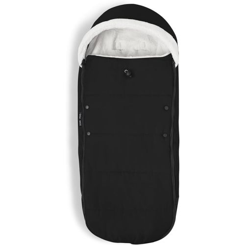 Stokke YOYO Footmuff - Sherpa Lining & Fleece Hood with Drawstring to Keep Baby Warm - Includes Carrying Bag - Machine Washable