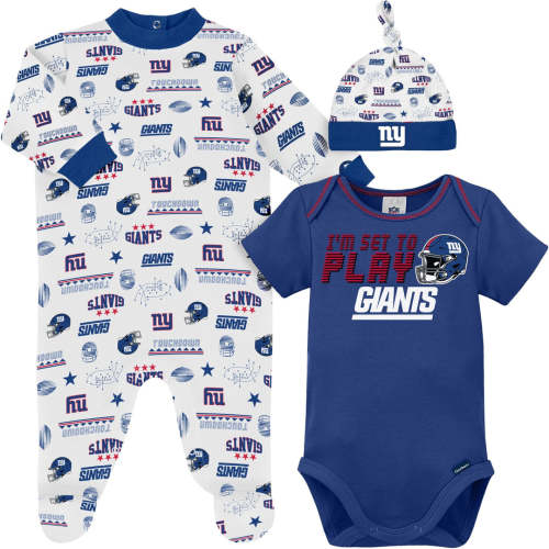 3-Piece Baby New York Giants Bodysuit, Sleep 'N Play & Cap Set – Gerber Childrenswear