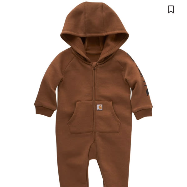 Carhartt Infant Boys' Fleece Zip Front Long Sleeve Coverall