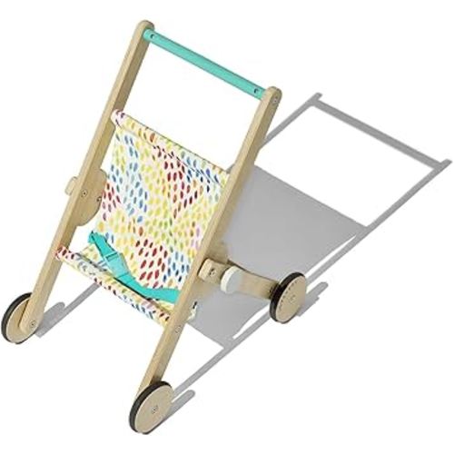 LOVEVERY | The Buddy Stroller | Wooden Toy Doll Stroller for Pretend Play, Ages 12 Months+